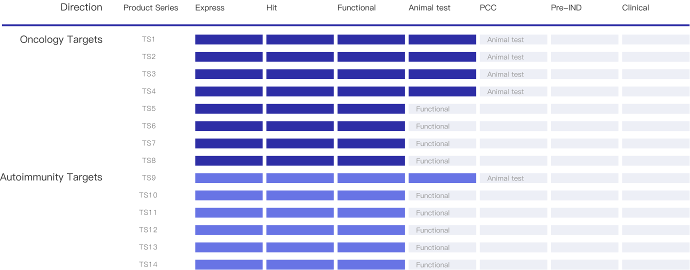 16 pipelines progress overview